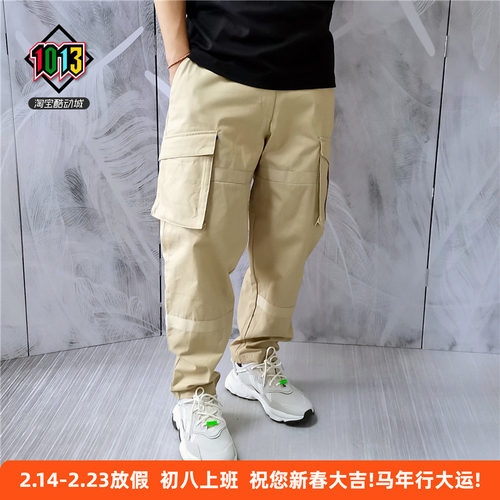 阿迪达斯新款男款工装运动裤春秋