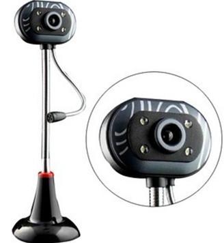 雨花石usb笔记本电脑摄像头 台式机电脑高清免驱摄像头夜视带麦