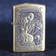 男士 灵魂伴侣 双面雕刻情侣礼物 zippo芝宝防风打火机纯铜盔甲机