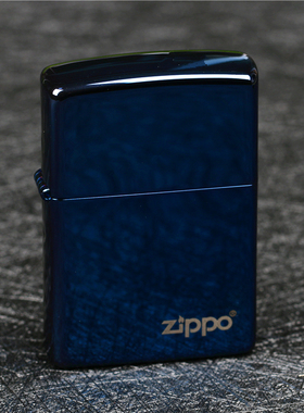 zippo芝宝煤油防风打火机美国原版蓝冰标志 20446ZL 男女同款礼物