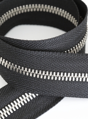 正品日本YKK Excella 5号双向银色玉米牙码装拉链DIY皮艺五金黑色