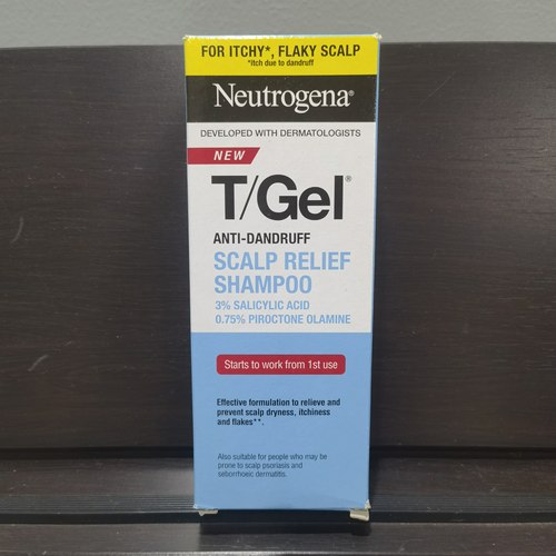 现货英版Neutrogena露得清TGel洗发水去屑止痒控油煤焦杨酸脂溢性