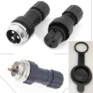 M16航空接头gx16公母插头23456789P对接式 线对线重载接线器 面板式