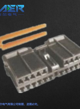 厂家供应国产汽车连接器DJ7201-2-21黑色20芯线束接插件