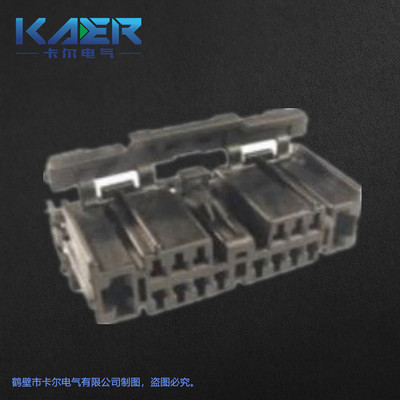 厂家供应汽车连器DJ7161Y-2/6.3-21黑色16芯线束接插件询价为准