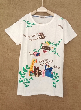 超火cec上衣服纯棉白色T恤女短袖夏装2024新款宽松rough女装ins潮