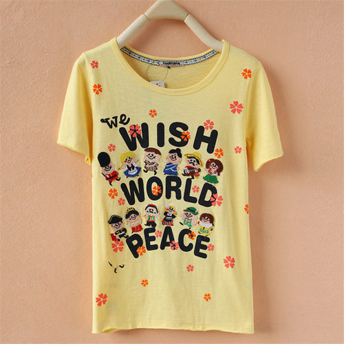 2024新款夏季短袖T恤女宽松韩国闺蜜装港风网红rough学生上衣半袖