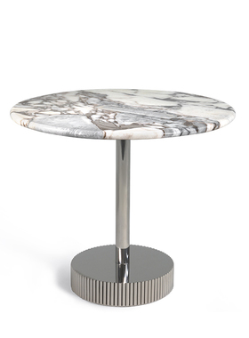 北欧轻奢大理石圆茶几角几极简设计师Cornelio cappellini小边几