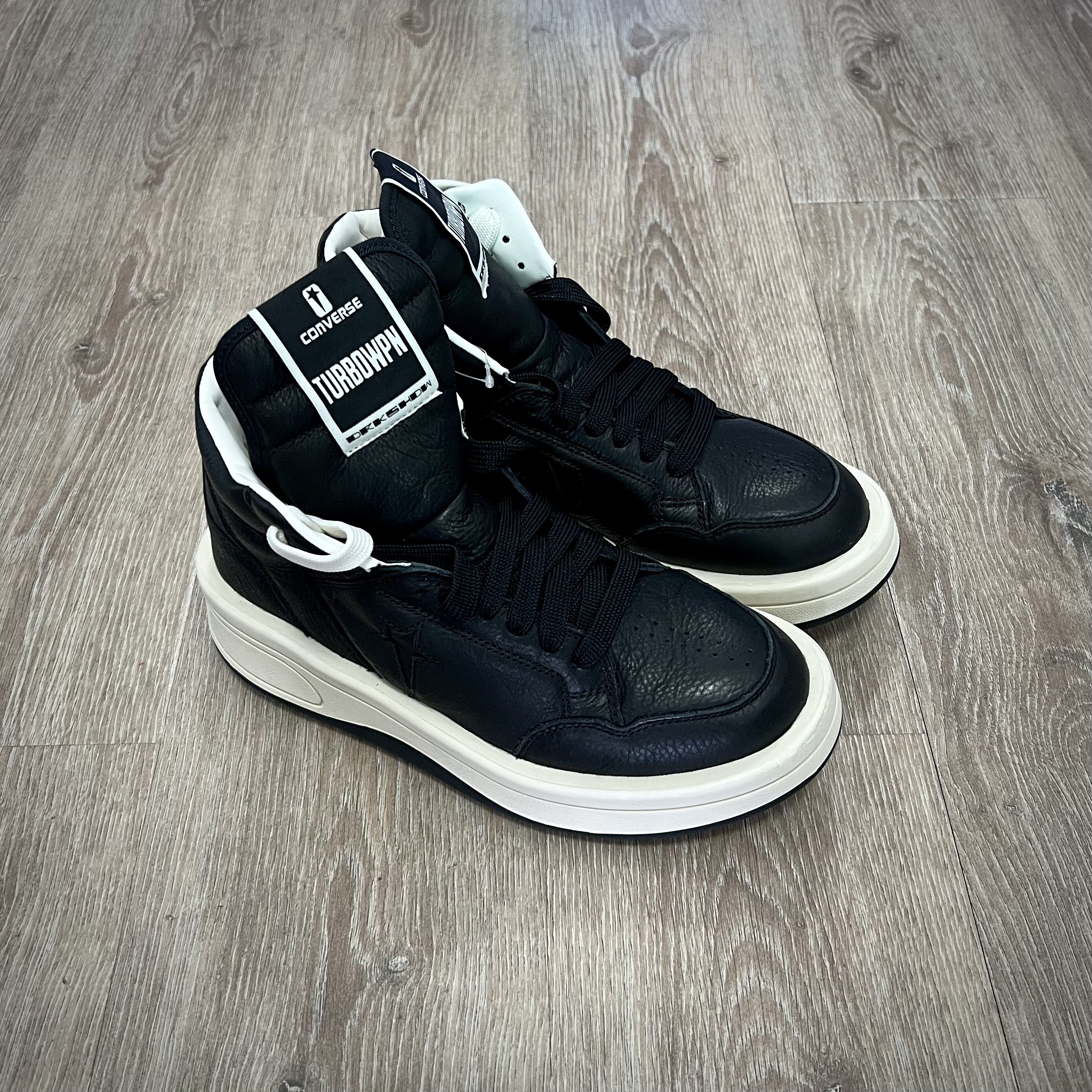 [Gp现货]Concerse x Rick Owens Drkshdw Turbowpn高帮复古运动鞋