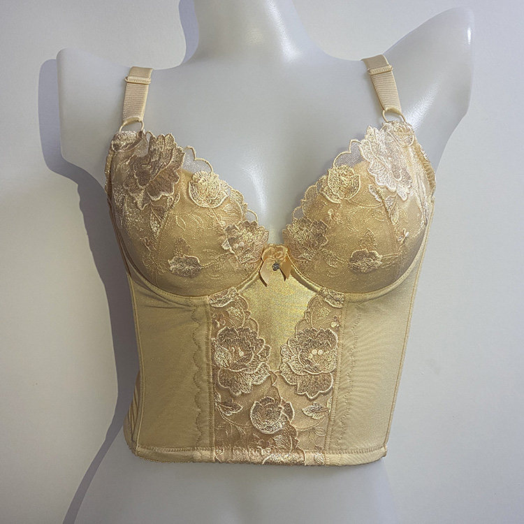 美容院正品收胃收副乳长文胸胸罩安蔻薇调整内衣聚拢模具塑身衣女