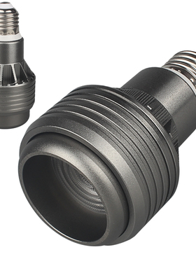 调焦灯杯 射灯LED聚光 黑色白色银色吊灯家装工装E27螺口灯具光源