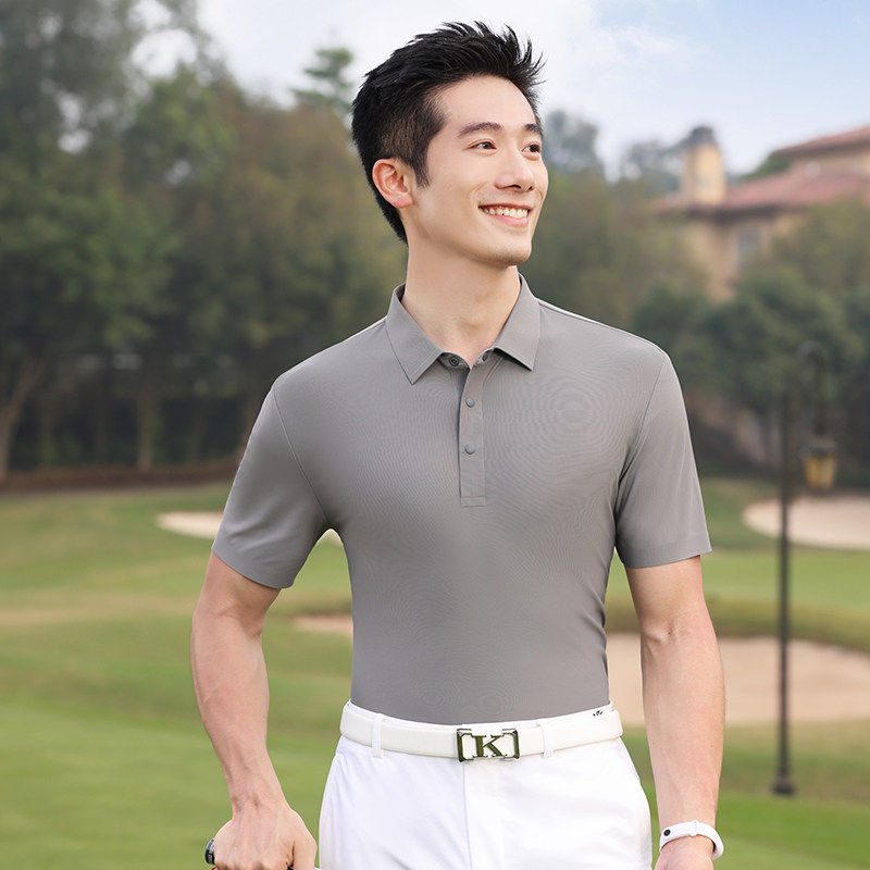 HANLING韩领8990夏polo衫定制工作服印logo翻领短袖t恤订做文化衫