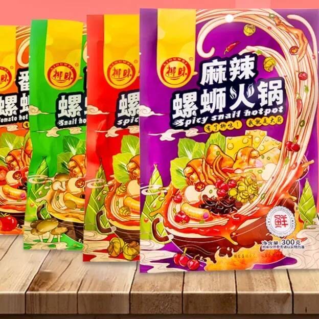柳味螺蛳火锅480g底料方便速食家庭装香辣麻辣菌汤番茄螺丝火锅汤
