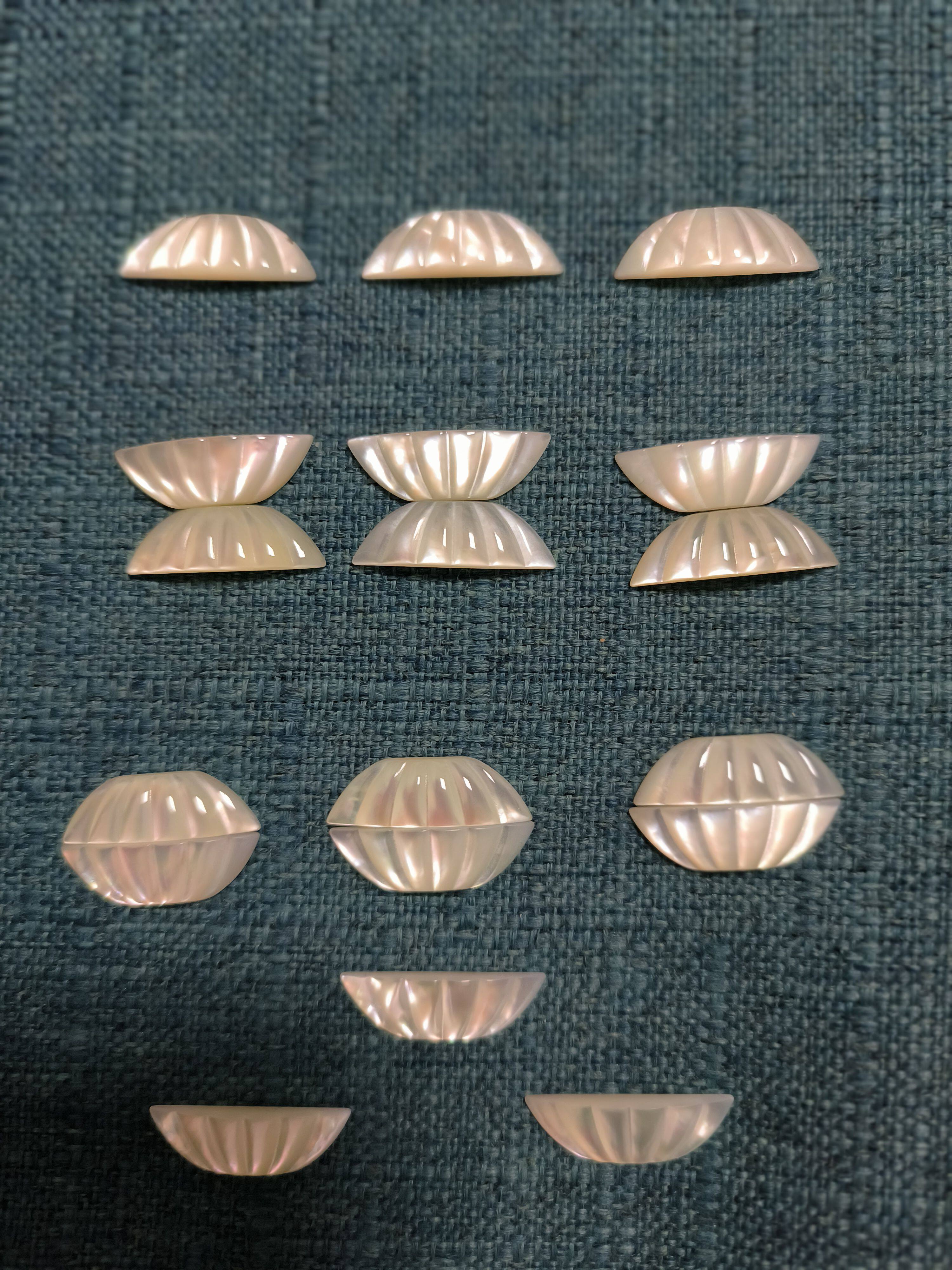 天然贝壳定制珠子diy手工串珠项链手链耳环饰品配件材料贝类定制图片