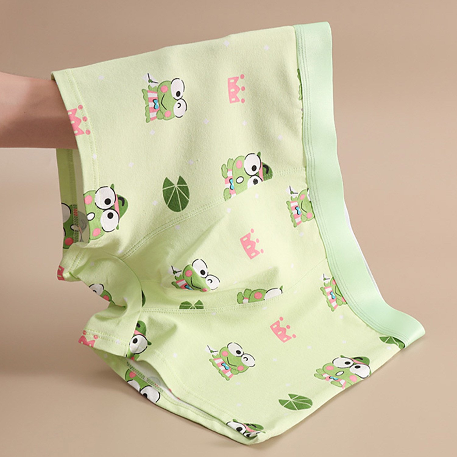 卡通内裤男士纯棉透气平角裤男生