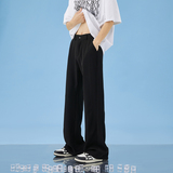 微喇叭西装裤男款夏季冰丝裤子高级感西裤垂坠感休闲长裤K29-P40，男装西裤，电商A318