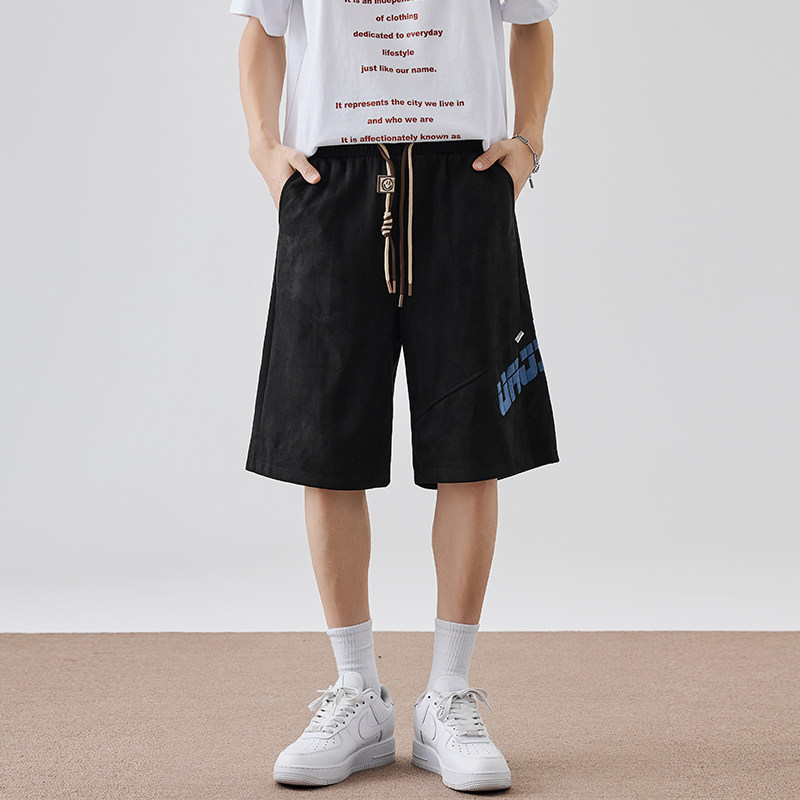 新款男士短裤男潮牌美式运动男生宽松直筒休闲裤卫裤夏季1072-P30,男装休闲裤,电商A318