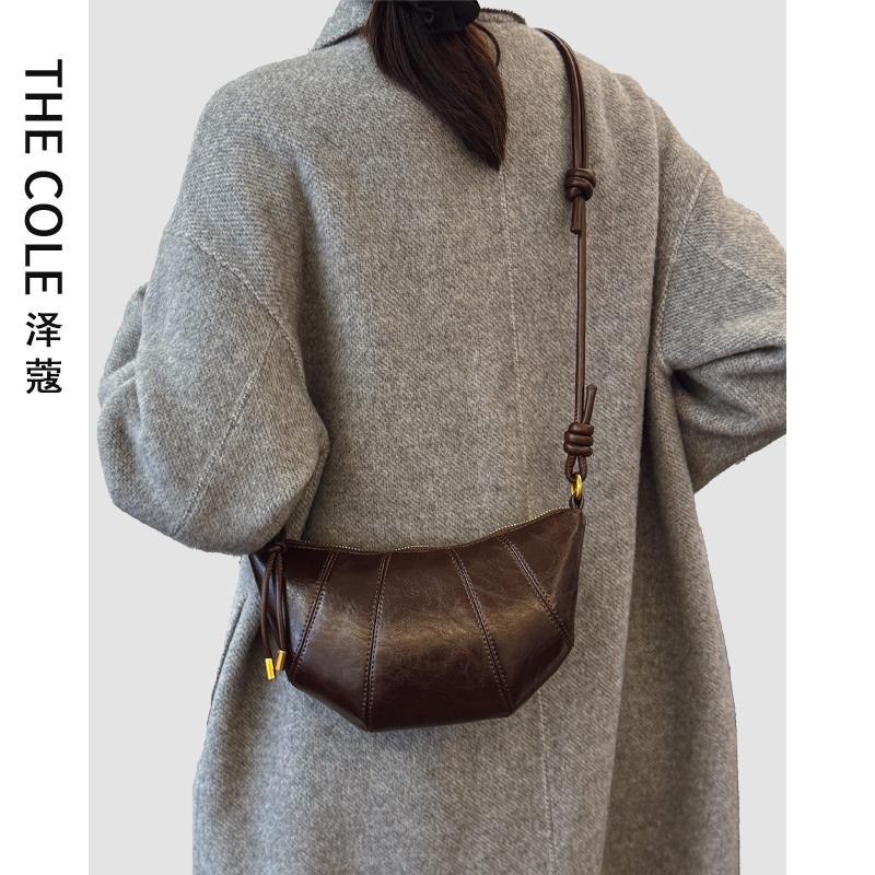 THECOLE新款可颂牛角包包小众