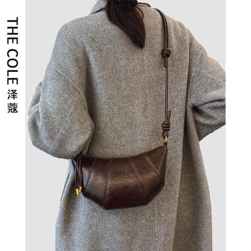 THECOLE新款可颂牛角包包小众