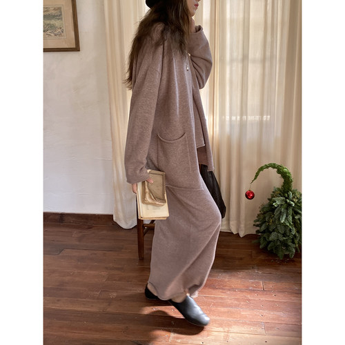 超细柔软26支羊毛懒人卷边三件套