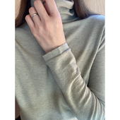 超细丝光羊毛外缝高领打底衫 雏菊BellisPerennis2026AW 超软羊绒