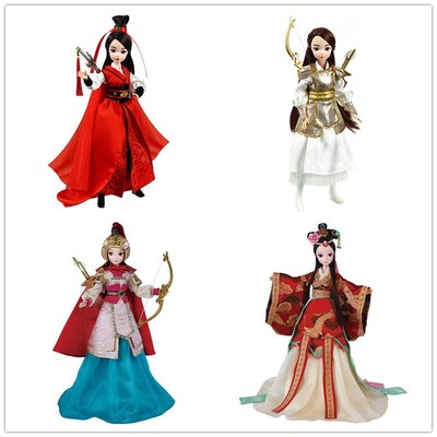 taobao agent Costume Costor Doll Mulan from Junxin Yi Xiaoya Jiaye Laliba Girl Birthday Gift Toys