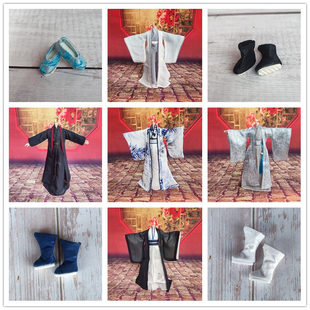 OB SD心怡BJD兵人叶罗丽朵精灵古装芭芘可儿娃娃男娃衣服鞋子靴