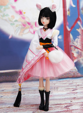 可儿娃娃小狮妹小熊猫江山如画朵精灵叶罗丽BJD女兵人SD玩具娃