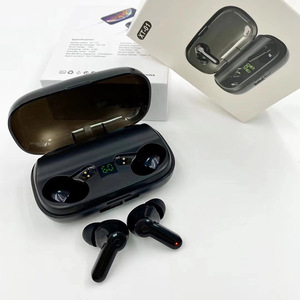跨境 W1蓝牙耳机 TWS 5.0 双耳 降噪 type-c 应急移动电源 新款