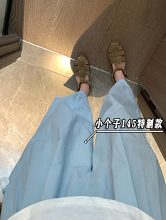 九分休闲裤 瘦小个子140七八分哈伦萝卜裤 宽松奶奶裤 薄款 xxs 女夏季