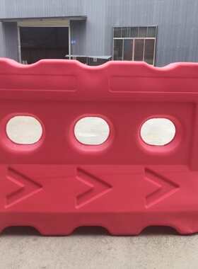 遵义红塑料单孔水马贵州直销市政施工隔离栏围栏防撞可移动注水灌