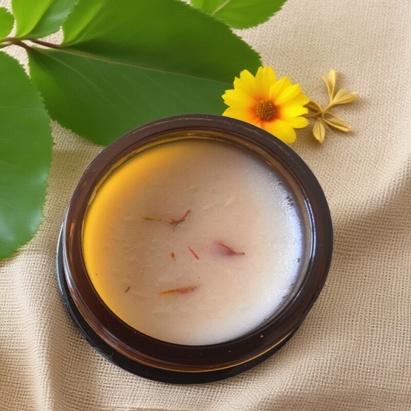 纯手工猪油膏  黄芪  玫瑰  红花等