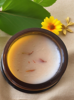 纯手工猪油膏  黄芪  玫瑰  红花等