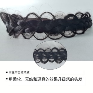 欧美假发女手撕辫发带发箍假发配件新款鱼骨辫时尚发箍辫子