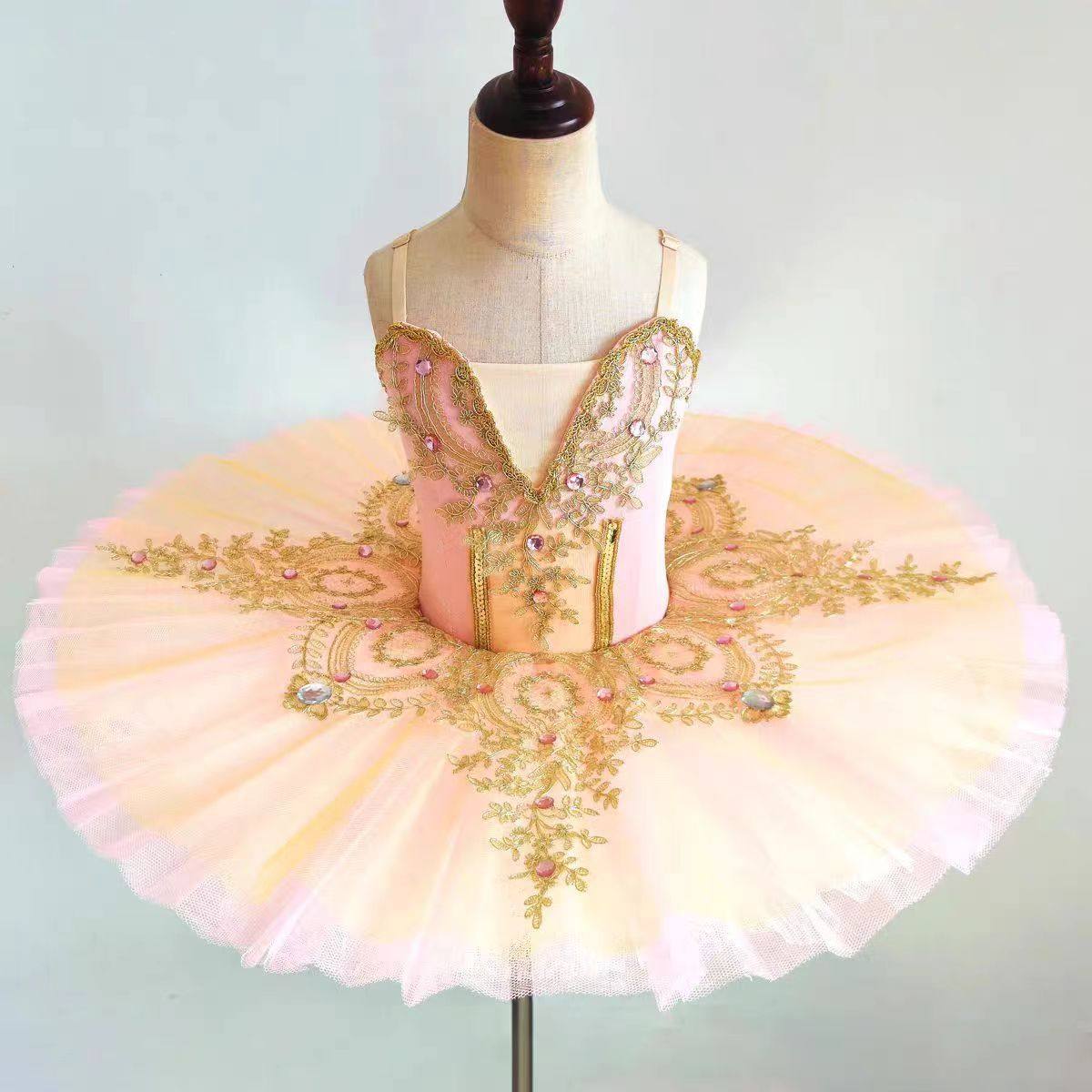 跨境新款优雅粉红舞台芭蕾舞裙舞蹈演出服装女童公主裙表演练功服,童装/婴儿装/亲子装,儿童运动套装,淘宝优惠券,粉丝福利购,淘宝优惠卷