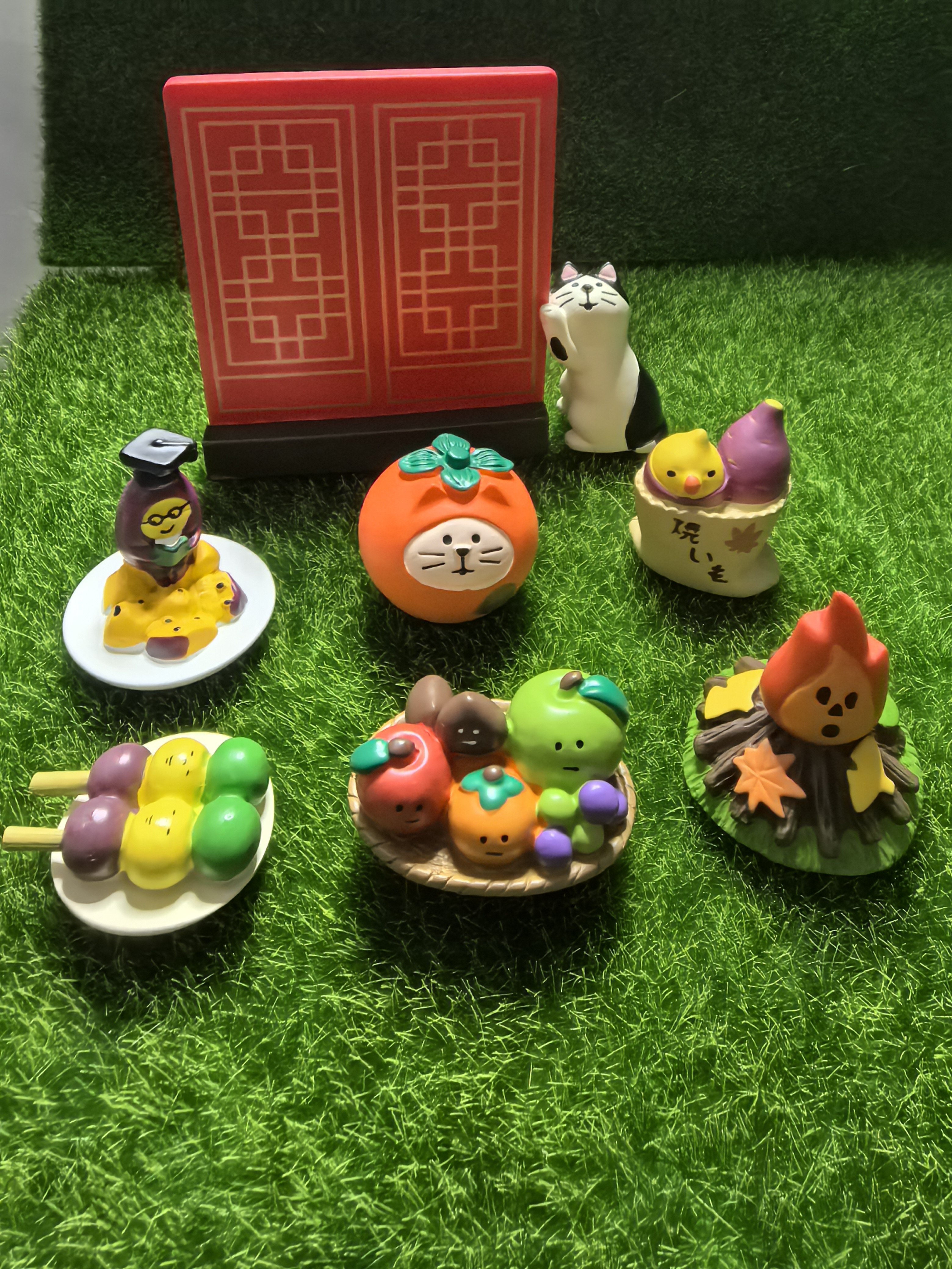 日式杂货ZAKKA秋收栗子系列日式摄道具微缩树脂礼物INS猫咪小摆件