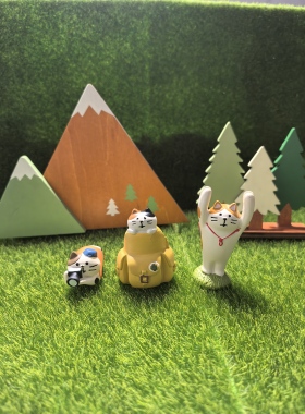 清仓decole新品探险登山野营系列三毛猫旅猫concombre帐篷