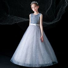 公主裙女童蓬蓬纱公主风超仙生日高端儿童晚礼服主持人演出服礼服