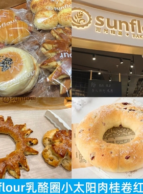 上海sunflour阳光粮品全麦小太阳水果丹麦乡村核桃法棍福嘉斯面包