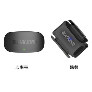 blackbird 双功能传感器支持蓝牙ANT 双模式 黑鸟速度踏频心率套装