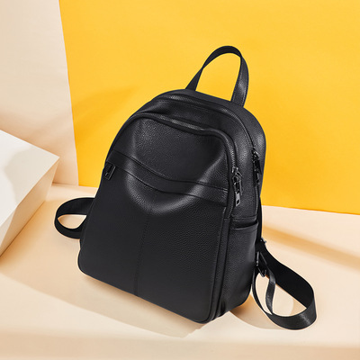 双肩包金狐狸2025轻奢大容量背包轻便旅行学生书包男女通用休闲包