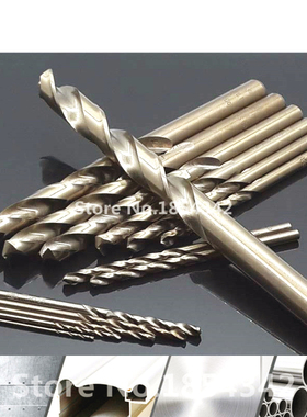 麻花钻高速钢含钴麻花钻头不锈钢专用钻M35铁板模具钢金属开孔器