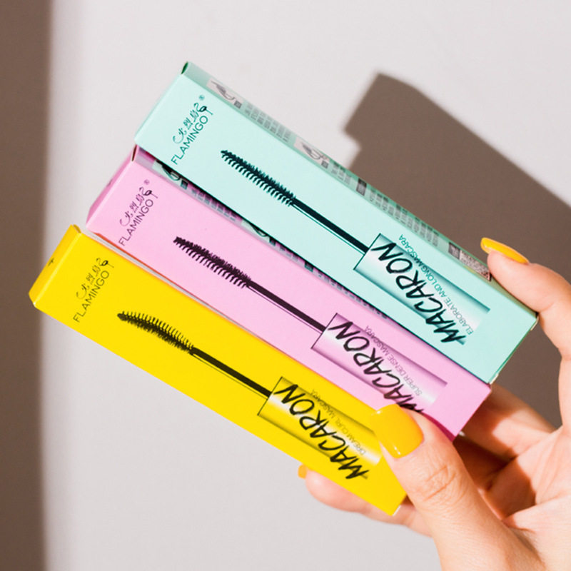 火烈鸟马卡龙精细入微睫毛膏女纤长卷翘浓密型防水不晕染彩妆