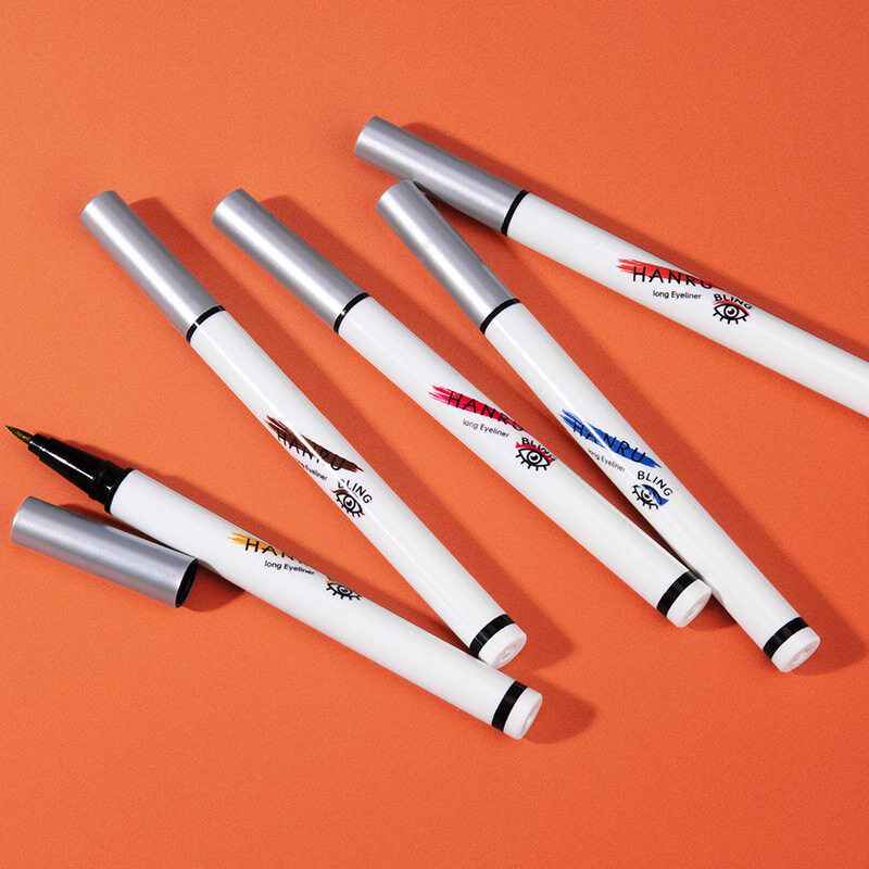 网红彩色眼线笔防水持久不晕染极细白色眼线液笔新手初学者女彩妆