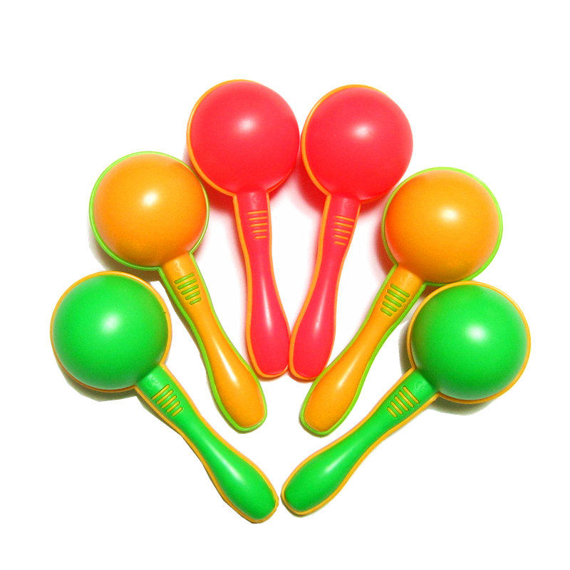 奥尔夫乐器作操优质沙蛋塑料沙锤 儿童乐器玩具 一对 摇铃幼儿园