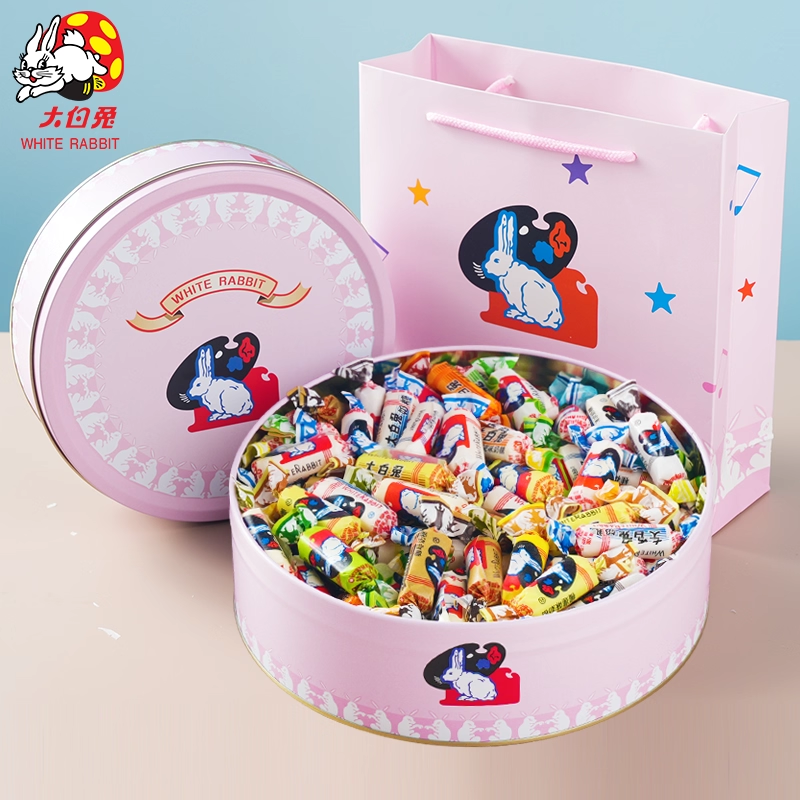 大白兔奶糖礼盒原味多口味新年年货糖果礼物零食生日礼物糖果500g