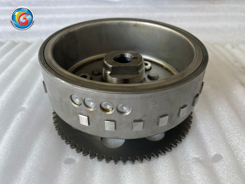 适用铃木GW250骊驰GW250S GW250F摩托车超越离合器起启动盘磁钢缸