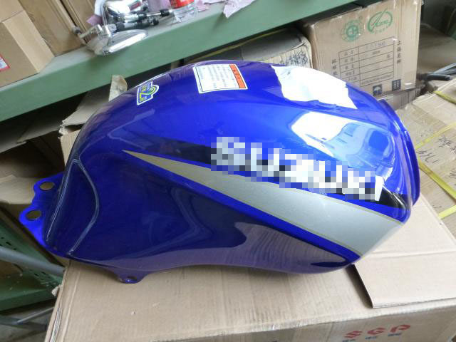 适用轻骑铃木摩托车骏威GSX125 QS125-3B 油箱汽油箱 世纪兰蓝色