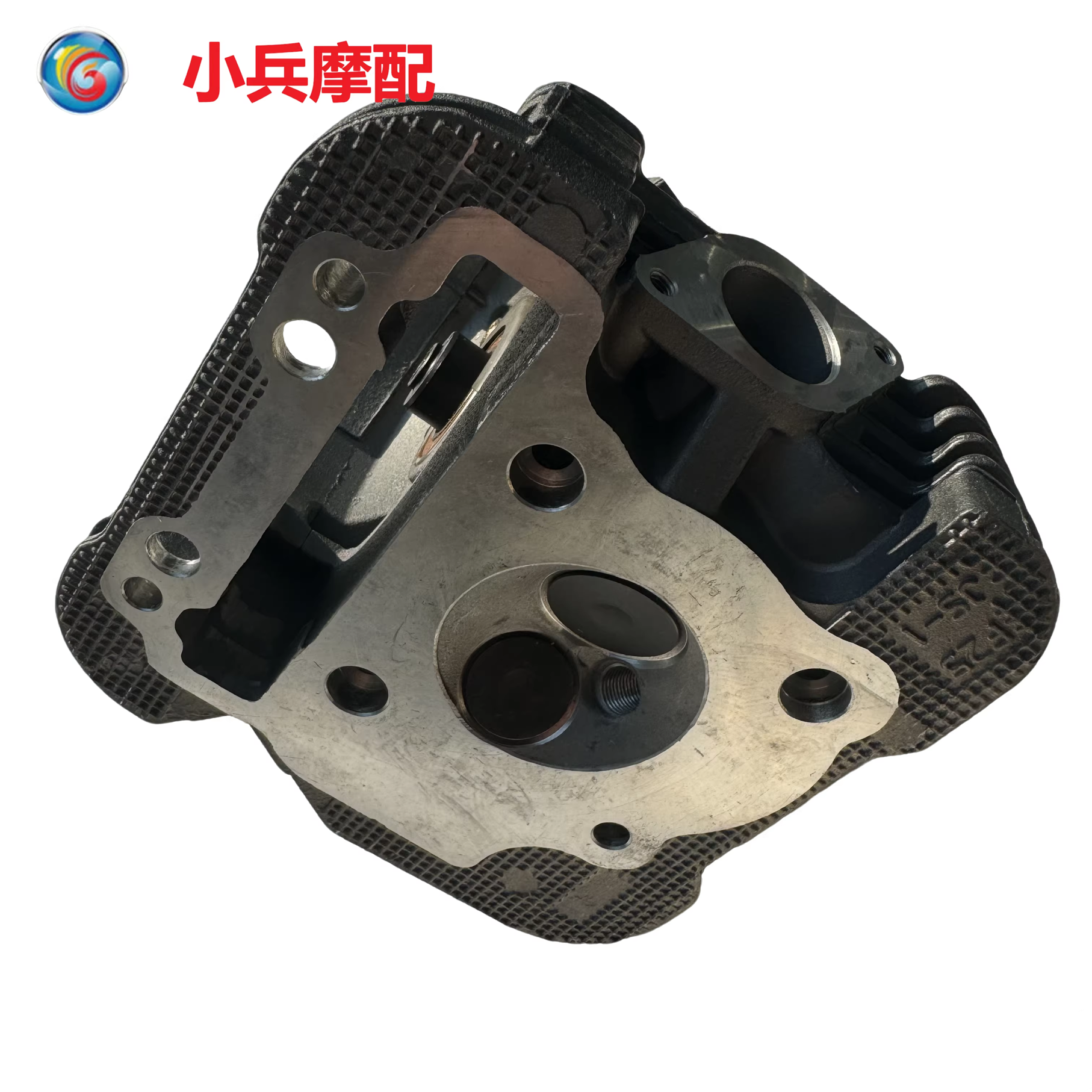 适用雅马哈SRV150雷霆劲豹SRZ150劲虎SR150 JYM150-A-B气缸头黑色
