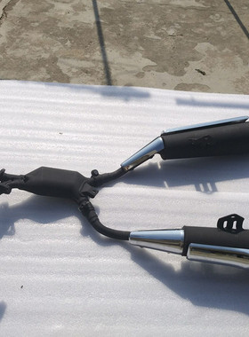 适用铃木骊驰GW250 GW250F GW250S排气管消声器消音器烟囱 黑色